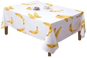 Τραπεζομάντηλο 612 Μπανάνες White Viopros 160X240 100% Cotton