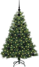vidaXL Τεχνητό Χριστουγεννιάτικο Δέντρο Πράσινο 120 cm ΠΕ και PVC