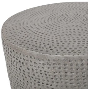 AFRICA SIDE TABLE ΓΚΡΙ 36x36xH45cm - 04-1215