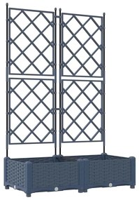 vidaXL Κηποτινάκι με Τρέλα Γκρι 80 x 40 x 125.5 εκ. PP