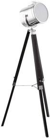 Φωτιστικό Δαπέδου Upstreet 94368 Black Eglo Metal,Wood