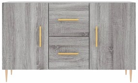 vidaXL Μπουφές Γκρι Sonoma 100 x 36 x 60 εκ. από Επεξεργασμένο Ξύλο