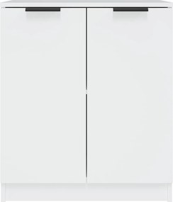 vidaXL Ντουλάπια 2 τεμ. άσπρο 60x30x70 εκ. Επεξεργασμένο Ξύλο