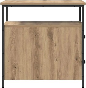 vidaXL Κομοδίνο artisan δρυς 30 x 60 x 60 εκ. Επεξεργασμένο ξύλο
