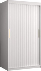 Ντουλάπα συρόμενη 100 Riflo Wave 1-Leuko