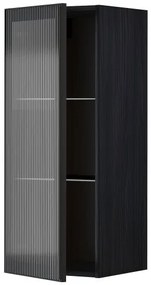 METOD ντουλάπι τοίχου με ράφια/γυάλινη πόρτα, 40x100 cm 294.907.29