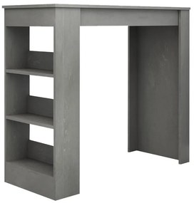 Τραπέζι μπαρ Deep Megapap χρώμα γκρι σκυροδέματος 120x50x100εκ.