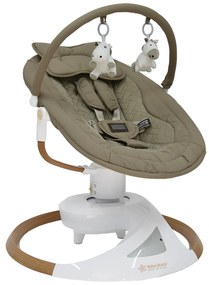 Ηλεκτρικό Ρηλάξ Με Μουσική (0+ Μηνών/Έως 9kg) Bebe Stars Snuggle Natural Beige 256-182