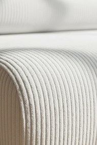 Stewehome Πολυθρόνα Luma Minimal Καμπύλου Σχεδιασμού λευκό 75x65x95 cm