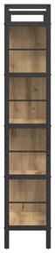 vidaXL Ράφι Βιβλίων Artisan Oak 75 x 30 x 156 εκ. Επεξεργασμένο ξύλο