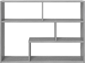 vidaXL Ράφι Τοίχου Επιτοίχιο Γκρι 95 x 20 x 69,5 εκ.