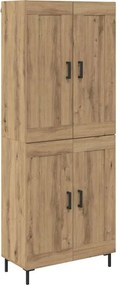 vidaXL Highboard 2 τμχ. Artisan Oak 69,5 x 34 x 180 εκ.