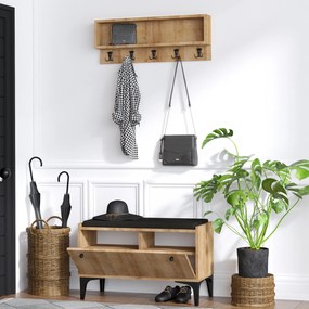 Παπουτσοθήκη Δρυς LENA 80x35x49