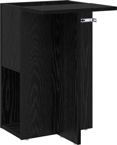 vidaXL End Table Μαύρη Οξυά 35 x 40 x 55 εκ. Επεξεργασμένο ξύλο