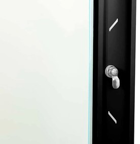 vidaXL Ντουλάπα δικτύου με αποθήκευση Μαύρο 53 x 60 x 60 εκ Ατσάλι