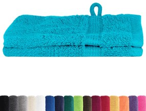 vidaXL Πετσέτες 2 pcs Τιρκουάζ 15 x 21 cm Βαμβάκι