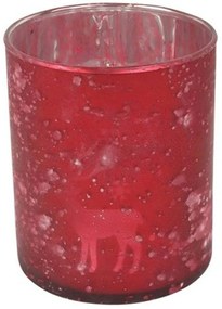 Χριστουγεννιάτικο Κηροπήγιο 013.812563 Φ8x10cm Red