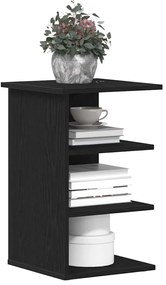 vidaXL Βοηθητικό ντουλάπι Μαύρο 35 x 35 x 55 εκ. Επεξεργασμένο ξύλο
