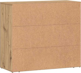 vidaXL Ντουλάπι Artisian Δρυς 80x33x70 εκ. από Επεξεργασμένο Ξύλο