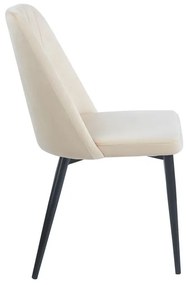 OLIVIA BEIGE VELVET/PU ΚΑΡΕΚΛΑ ΜΕΤΑΛΛΙΚΗ