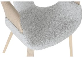 Καρέκλα Τραπεζαρίας Home ESPRIT Γκρι πολυεστέρας Ξύλο 55,5 x 67,5 x 80,5 cm