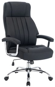 Καρέκλα Γραφείου Διευθυντική Executive 25-0733 65x70x123 Black-Chrome