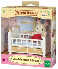 Εικόνες σε δράση Sylvanian Families Baby Rabbit Chocolate Bed