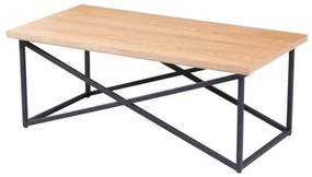 ΤΡΑΠΕΖΙ ΣΑΛΟΝΙΟΥ HM9469.01 MDF ΜΕ ΚΑΠΛΑΜΑ ΞΥΛΟΥ ΣΕ ΦΥΣΙΚΟ&ΣΤΥΛ ΡΟΥΣΤΙΚ 120x60x45,5Yεκ.