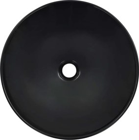 vidaXL Νιπτήρας Μαύρος 41 x 12,5 εκ. Κεραμικός