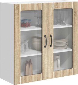 vidaXL Ραφιέρα τοίχου LUCCA Sonoma Δρυς 80 x 31 x 80 εκ.