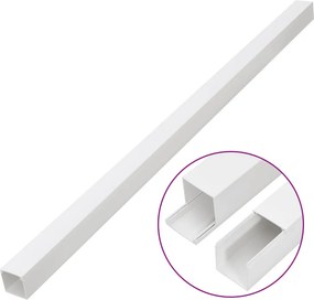 vidaXL Κανάλι Καλωδίων 100 x 40 χιλ. 10 μ. από PVC