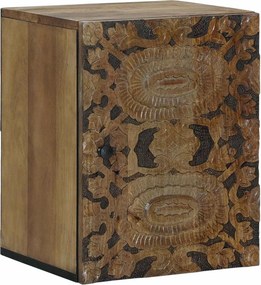 vidaXL Κρεμαστό Ντουλάπι Μπάνιου Καφέ 38 x 33,5 x 48 εκ.