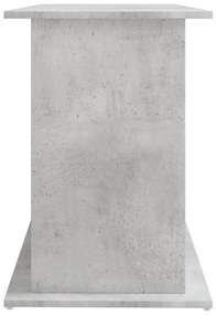 vidaXL Βάση Ενυδρείου Γκρι Σκυροδ. 121x41x58 εκ. Επεξεργασμένο Ξύλο