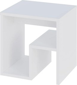 Βοηθητικό Τραπεζάκι Λευκό CLAON 40x35x40