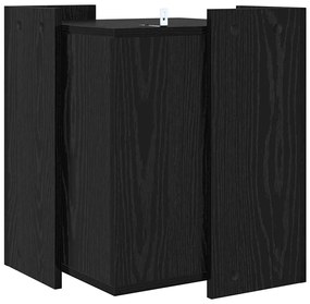 vidaXL Κλουβί για την αμυντική λεκάνη γάτας Μαύρη Οξυά