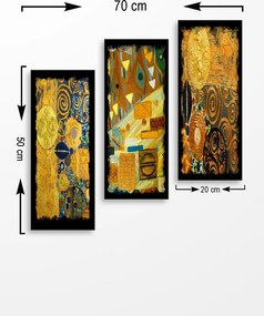 Decorative MDF Painting (3 Pieces) MDF0016 Multicolor