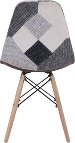 Καρέκλα ArteLibre CORYLOUS Patchwork Ύφασμα/Ξύλο 51x46x82cm