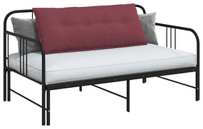 vidaXL Μαξιλάρι Πλάτης Κόκκινο 120 x 19 x 50 εκ ύφασμα