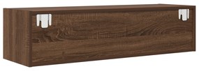 vidaXL Κάμπινγκ TV Καφέ Δρυς 100x31x25,5 εκ Επεξεργασμένο Ξύλο