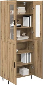 vidaXL Highboard 2 pcs Artisan Oak 69,5 x 34 x 180 εκ.