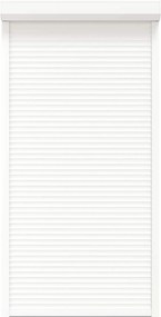 vidaXL Ρολό εισόδου Λευκός 110 x 220 cm Αλουμίνιο και Πολυουρεθάνη