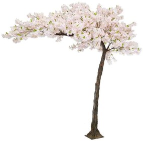 Τεχνητό Δέντρο Κερασιά Blossom NP0030_200 Ύψος 200cm White-Brown New Plan Πλαστικό, Ύφασμα