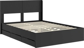 vidaXL Καλάθι με αποθήκη και κεφαλάρι Μαύρο 150 x 200 cm