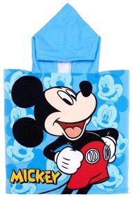 Πόντσο Παιδικό Microfiber 50x100εκ. Mickey 89 Sky Blue Disney DimCol