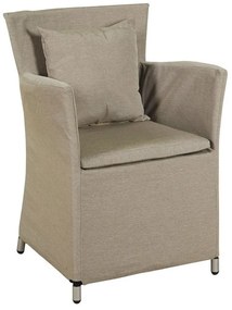 Πολυθρόνα Tulip Chair 02B Beige 58x62x82cm