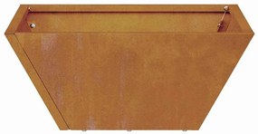 vidaXL Γλάστρα Κήπου Σκ rusty 35 x 35 x 15 εκ.