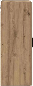 vidaXL Επιτοίχιο ντουλάπι Artisan Oak 34,5 x 34 x 90 εκ.