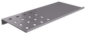 Ράφι Μπάνιου 3015-163 28x15x1cm Matte Concrete Grey Pam&Co Stainless Steel