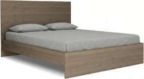 Κρεβάτι Troy Megapap χρώμα καρυδί 150x200εκ.