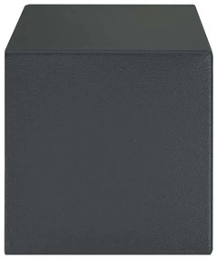 vidaXL Χρηματοκιβώτιο Σκοτεινό γκρίζο RAL7016 20 x 31 x 20 εκ Ατσάλι